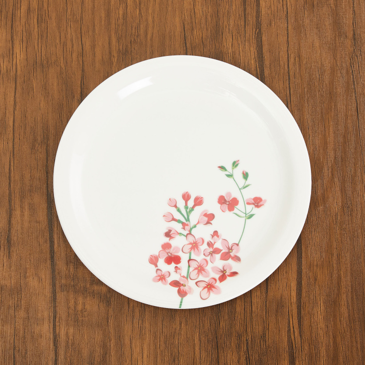 Mandarin Floral Print Side Plate