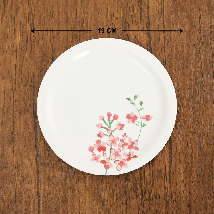 Mandarin Floral Print Side Plate