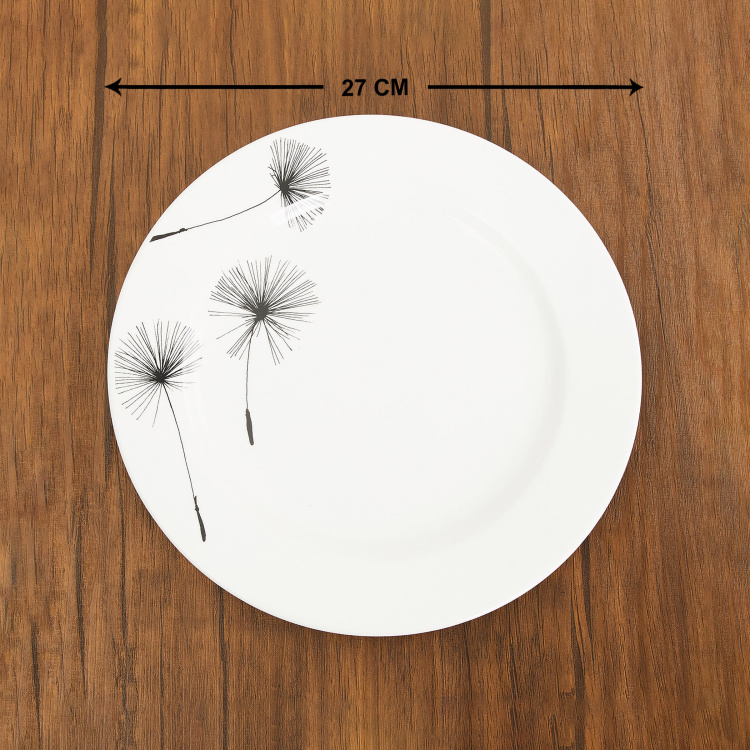 Lucas-Windflower Floral Print Dinner Plate