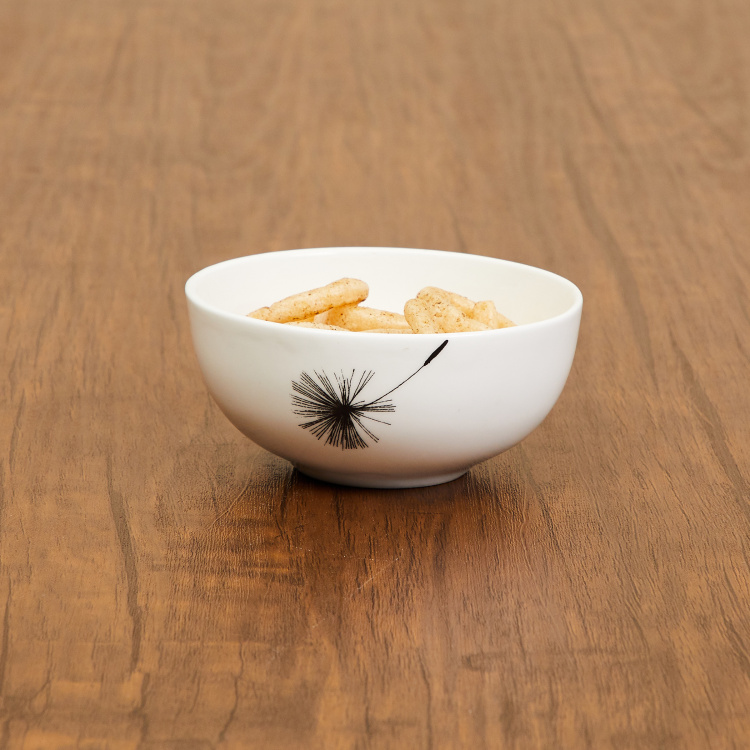 Lucas-Windflower Floral Print Curry Bowl