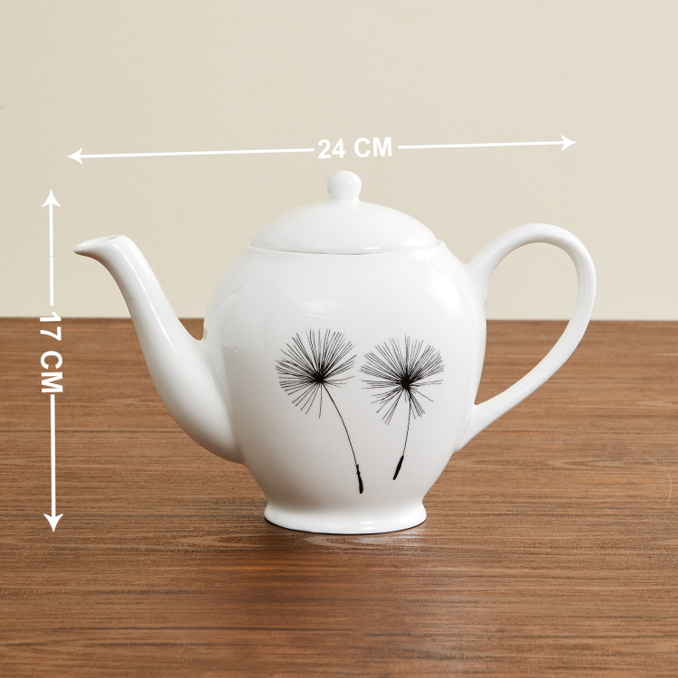 Lucas Windflower Print Tea Pot - 1200 ml