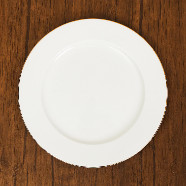Milkyway Solid Dinner Plates - Bone China - Dinner Plate 28 cm  diameter -White
