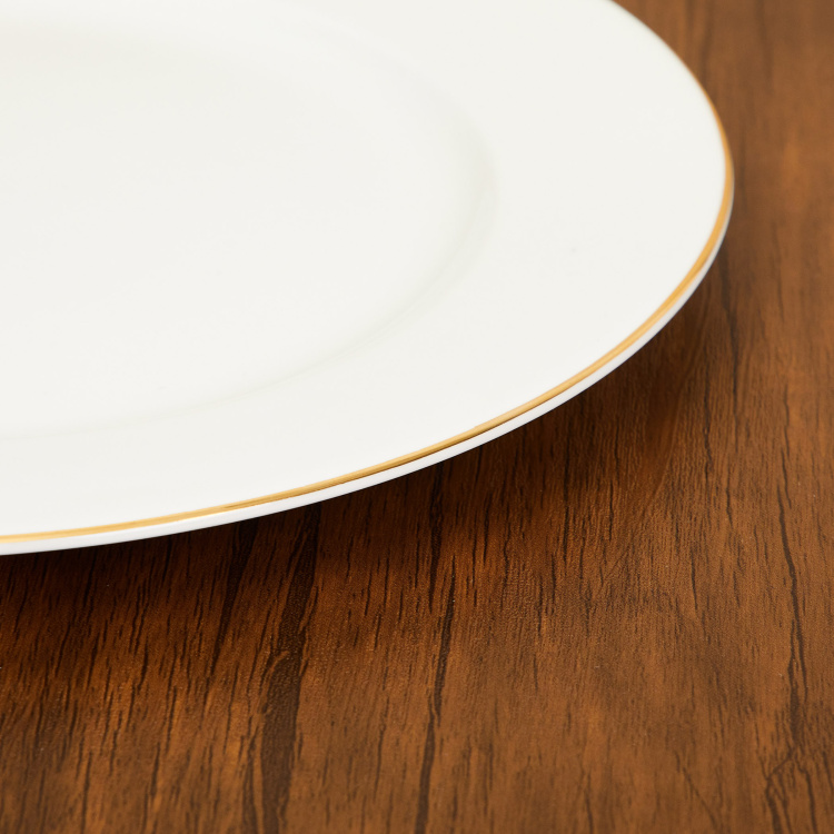 Milkyway Solid Dinner Plates - Bone China - Dinner Plate 28 cm  diameter -White