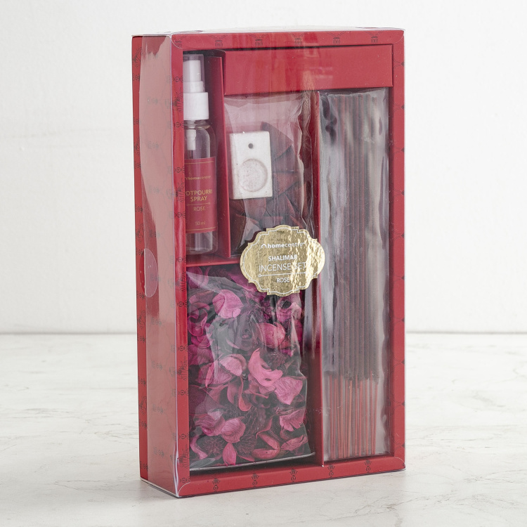 Shalimar Rose Incense Potpourri Gift Set