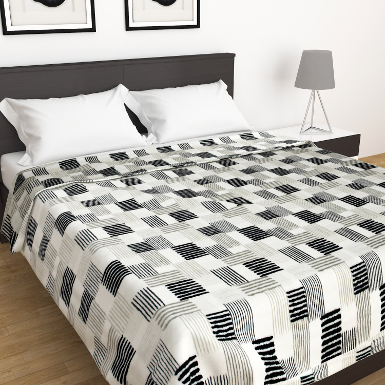 Spinel Printed Double Bed Blanket - 200 x 220 cm