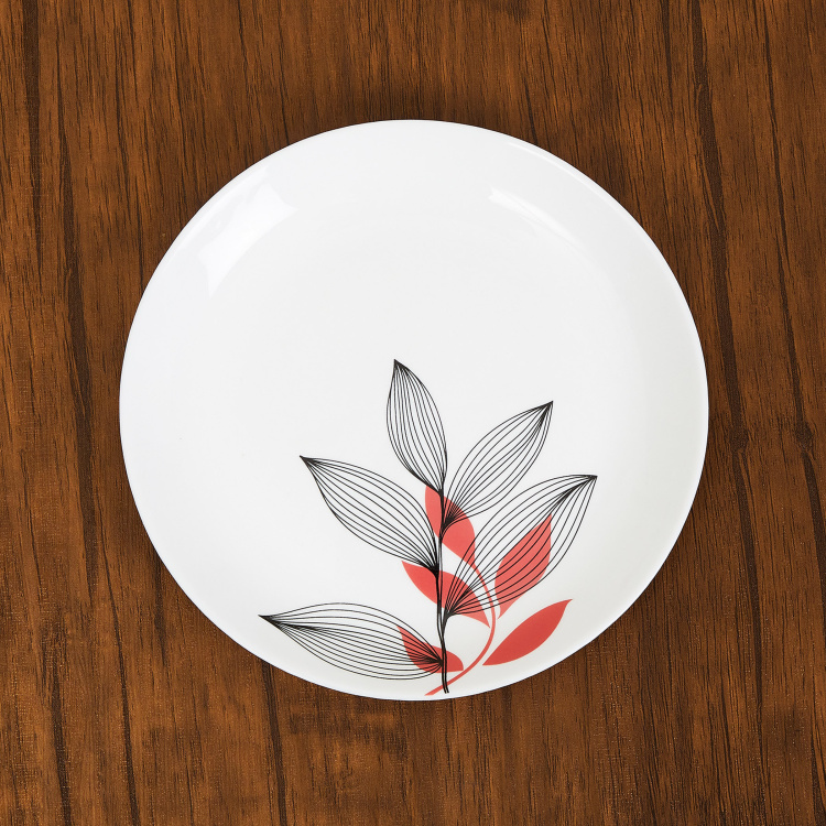 Cosmos-Bella Leaf Print Side Plate