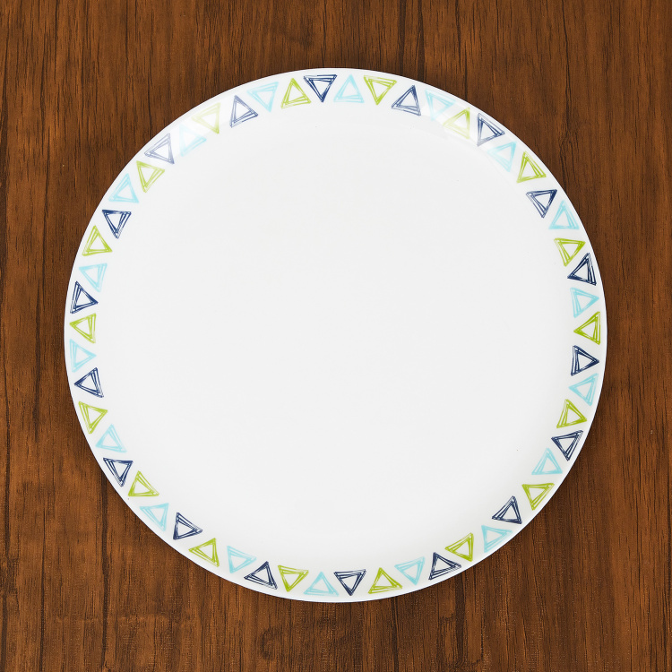 Cosmos Jive Geometric Print Dinner Plate