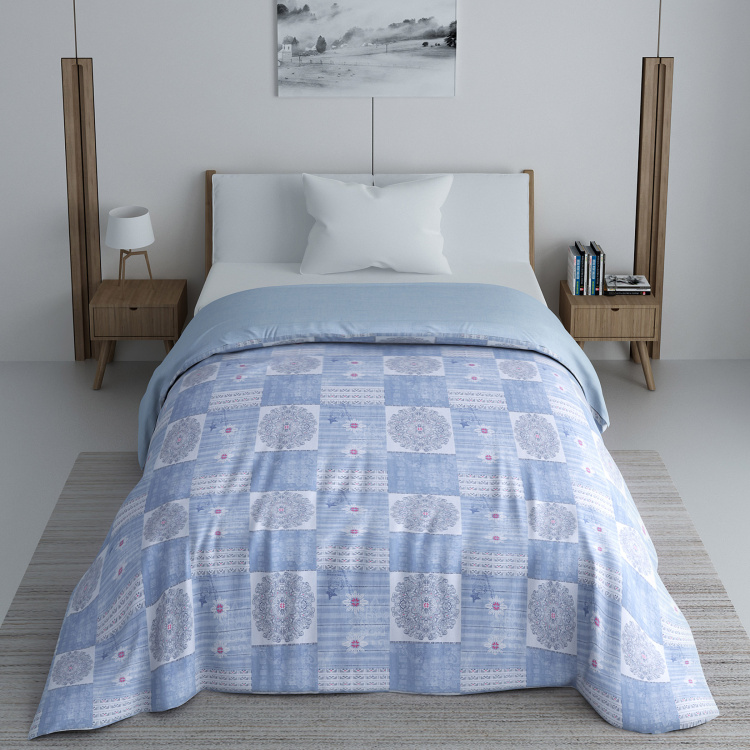 SPACES Geostance Printed Single Comforter - 150 x 218 cm