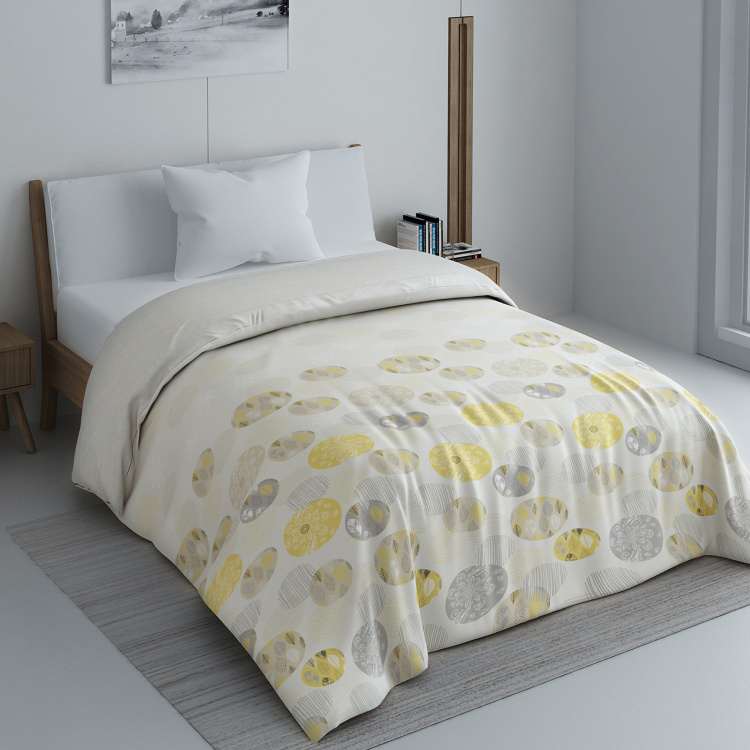 SPACES Geostance Printed Single Bed Comforter - 150 x 220 cm