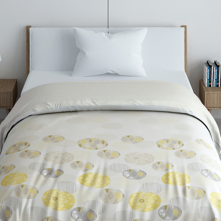 SPACES Geostance Printed Single Bed Comforter - 150 x 220 cm