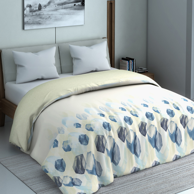 SPACES Geostance Printed Double Comforter - 270 x 224 cm