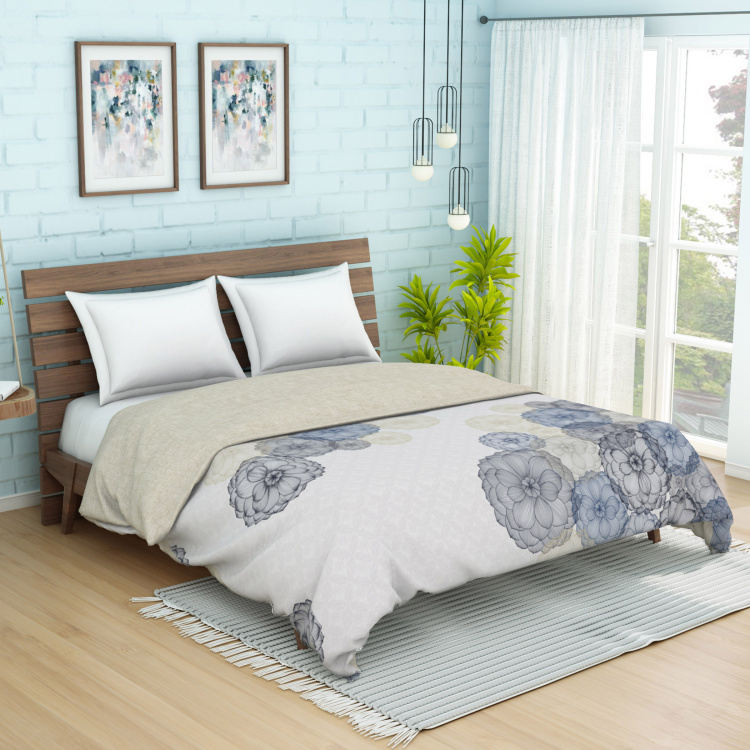 SPACES Soule Printed Double Comforter - 270 x 224 cm