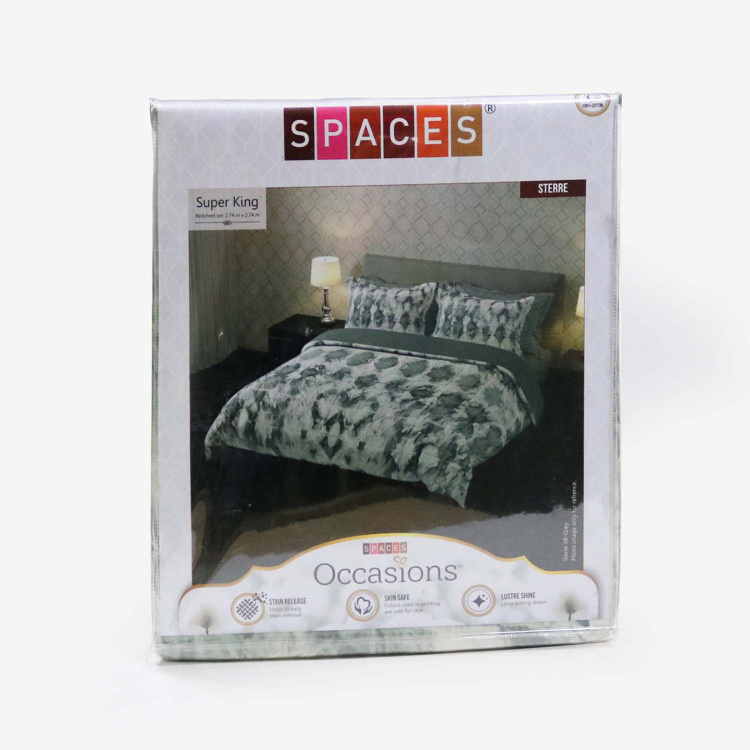 SPACES Sterre Dyed 5-Piece Large Bedsheet Set - 274 x 274 cm
