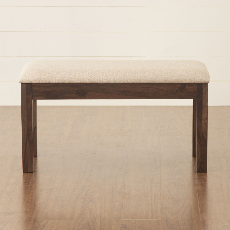 Veda Solid Dining Bench - Brown