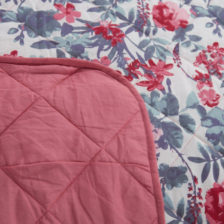 MASPAR Alyssa Printed Reversible Double Bed Quilt - 228 x 265 cm