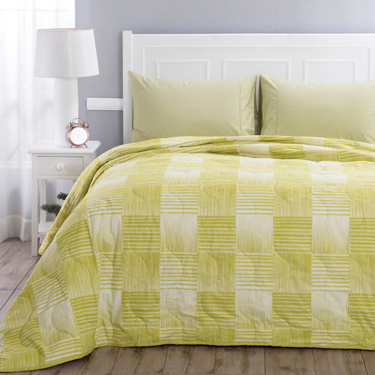 MASPAR Highland Printed Reversible Double Bed Quilt - 228 x 265 cm