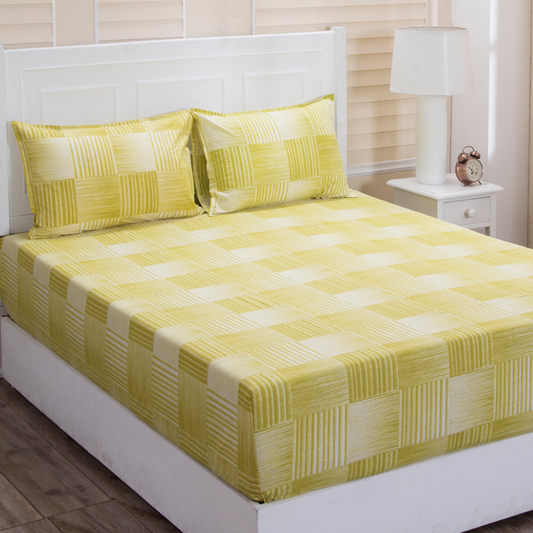 MASPAR Highland 3-Piece Double Bedsheet Set - 224 x 275 cm