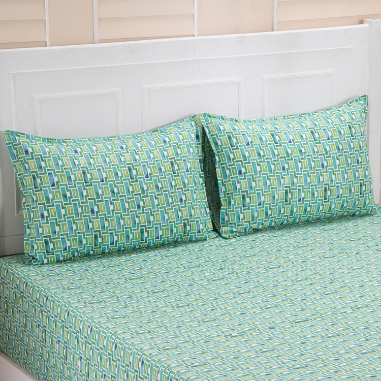 MASPAR Lattice 3-Piece Double Bedsheet Set - 224 x 275 cm