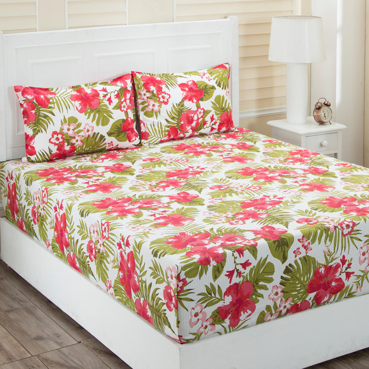 MASPAR Malia 3-Piece Double Bedsheet Set - 224 x 275 cm