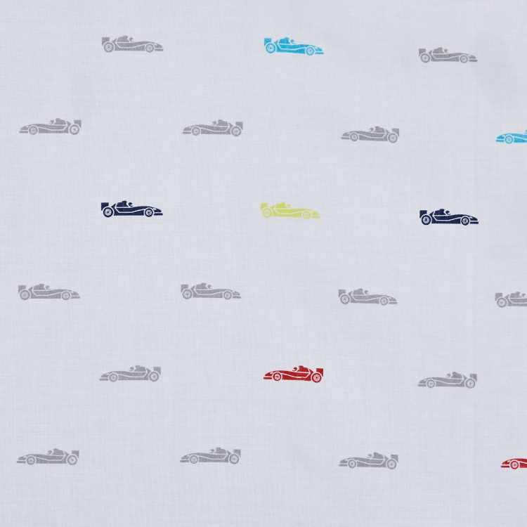 Slate 2-Pc. Cars Print Single Bedsheet Set - 152 x 228 cm