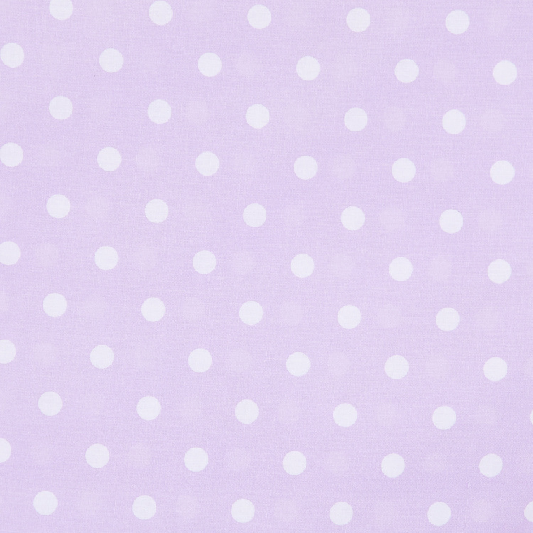 Slate Polka Print 3-Pc. Flat Double Bedsheet Set - 228 x 254 cm