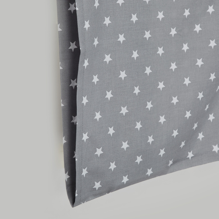 Slate Star Print 3-Pc. Double Bedsheet Set - 228 x 254 cm