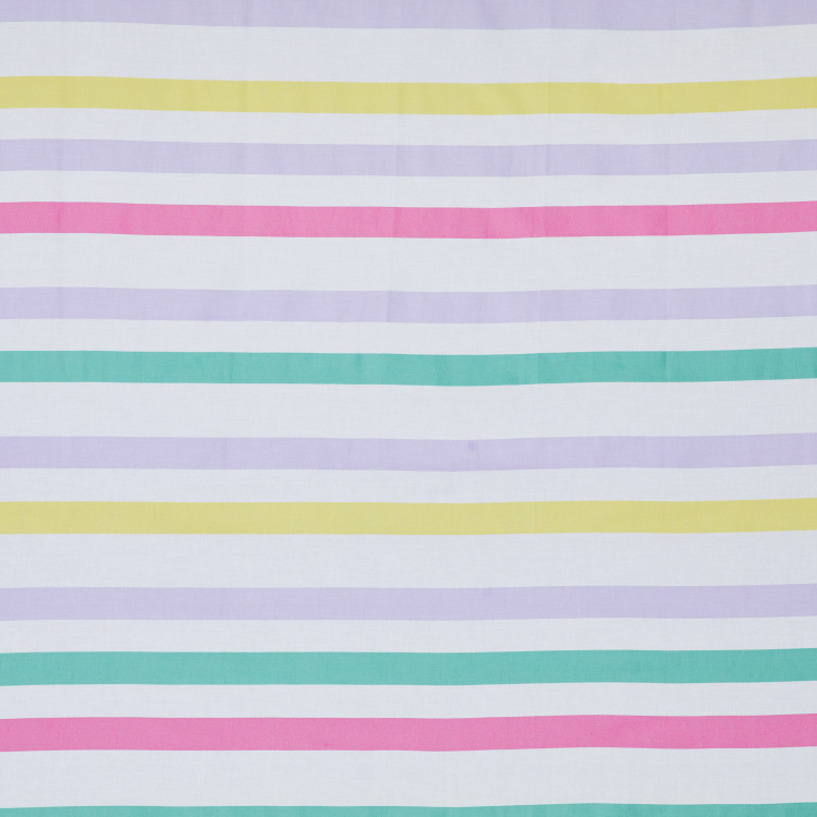 Slate Striped 2-Pc. Flat Single Bedsheet Set - 152 x 228 cm