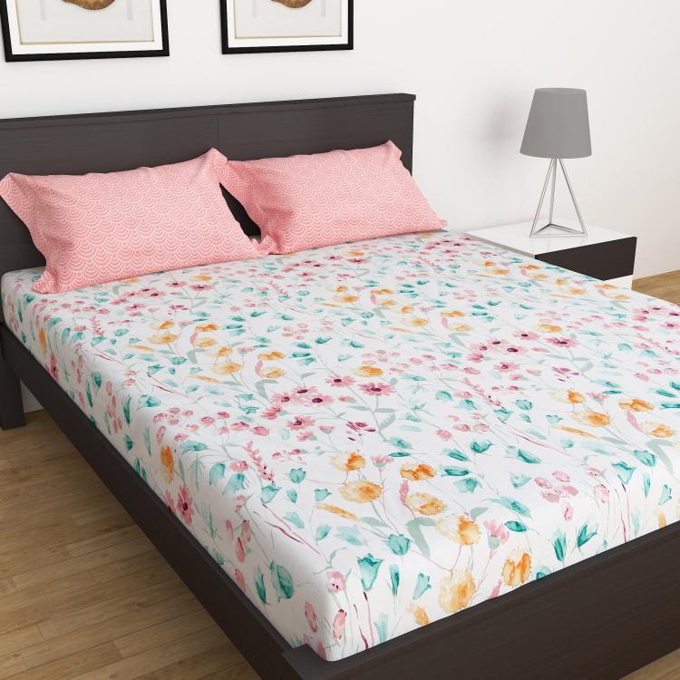 Carnival 3-Pc. Printed Queen Size Bedsheet Set - 150 x 195 cm