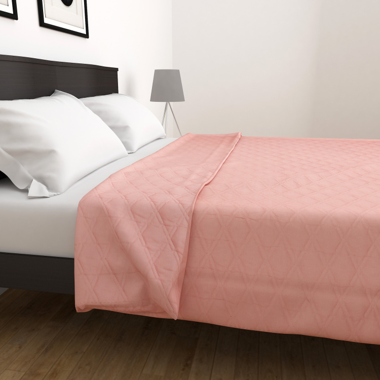 Colour Connect Quilted Double Bed Quilt - 228 x 254 cm