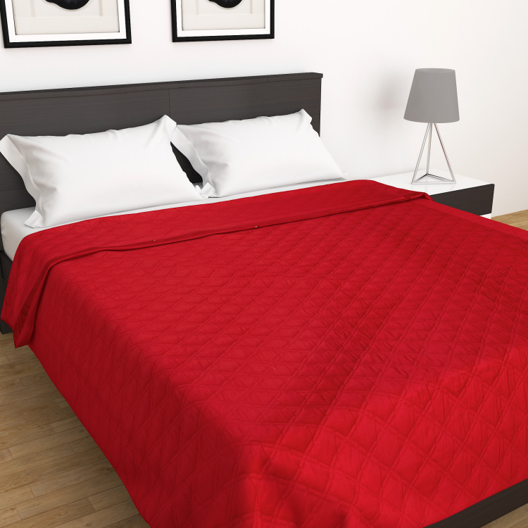 Colour Connect Quilted Double Bed Quilt - 228 x 254 cm