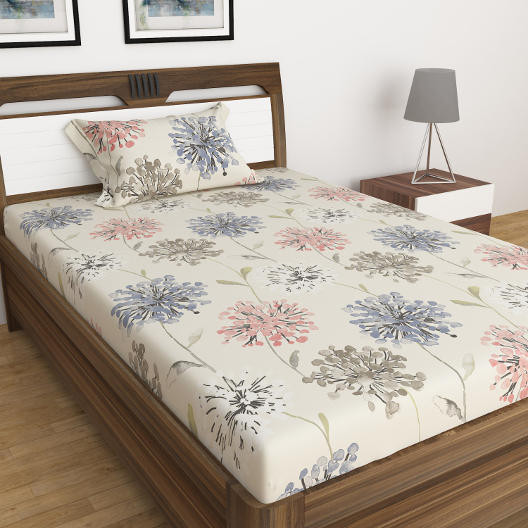 My Bedding 2-Piece Printed Single Bedsheet Set - 152 x 228 cm