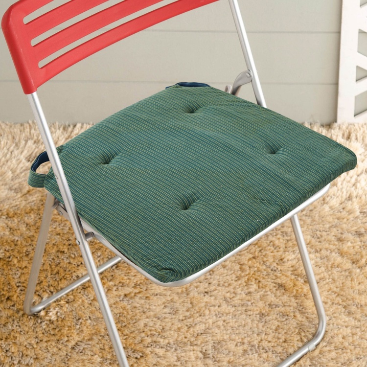 Spinel Striped Chair Pad- 40 x 40 cm