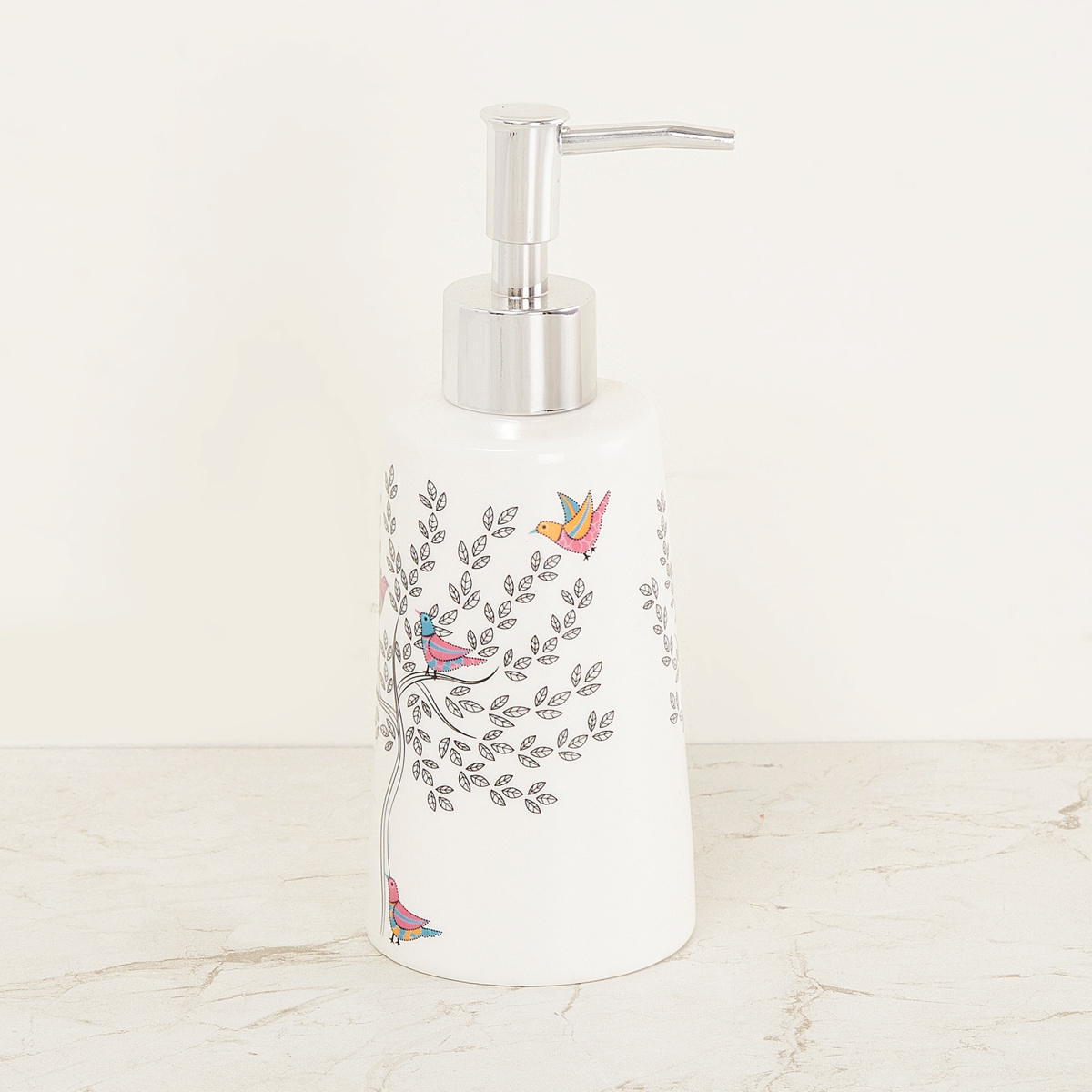Flower Pattern Hand Soap Dispenser - Ceramic - Unveil Luxury with Floral  Grace from Apollo Box