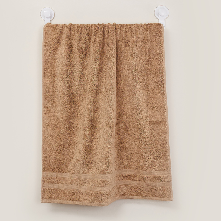 Organic Plush Solid Cotton  Bath Towel  : 70 cmL x 140 cmW  Multicolour