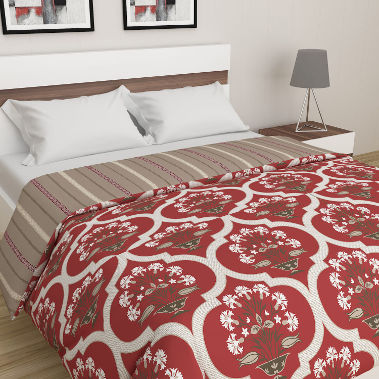 Vintage Gulnaaz Printed Double Bed Comforter - 228 x 274 cm