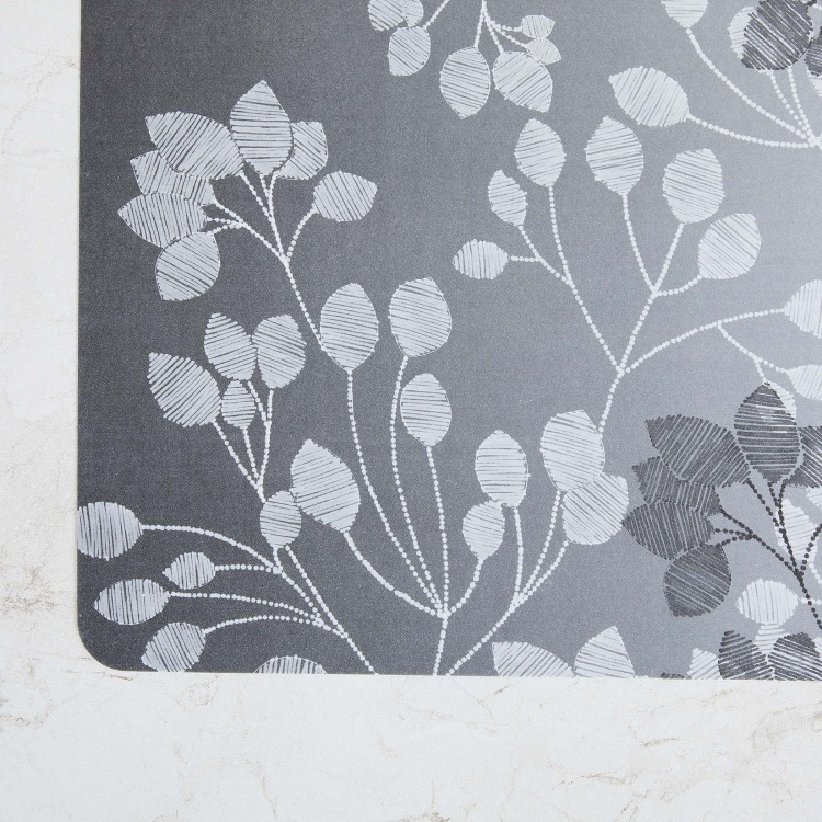 Mandarin Printed Placemat - Polypropylene - Placemats - 28 cm L x 44 cm W - Black