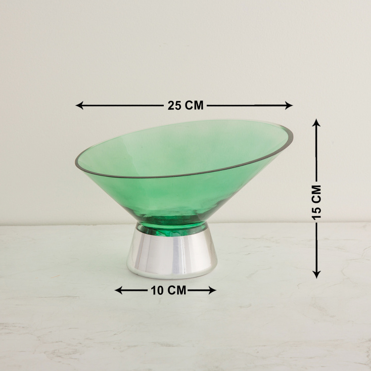Country Living Glass Bowl : 25.5 cm  L x 25.5 cm  W x 15 cm  H 1 Multicolour