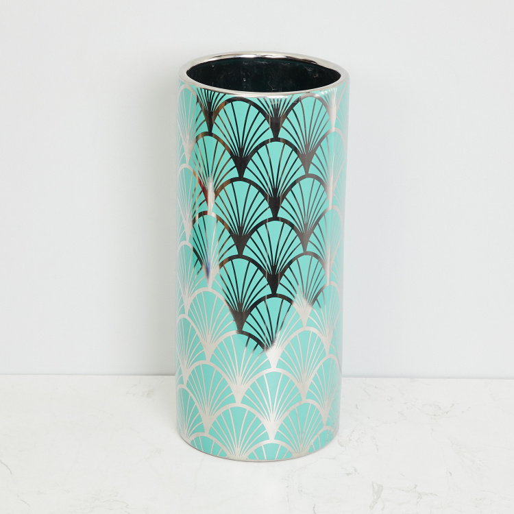 Galaxy Decal Patterned Tall Vase
