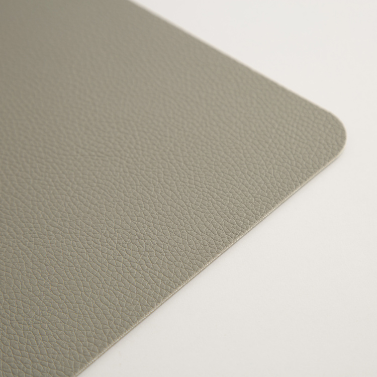 Eden Solid Placemat - PVC - Placemat - 45 cm  L x 30 cm  W - Grey