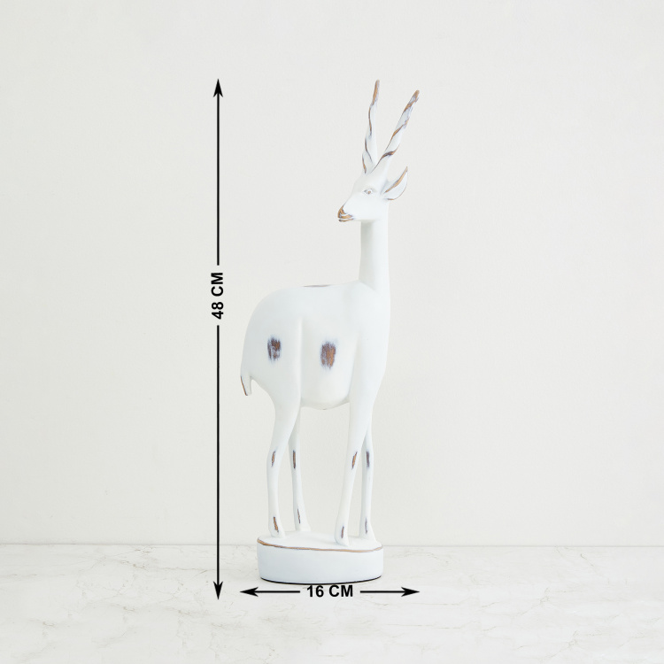 Marshmallow Deer Figurine