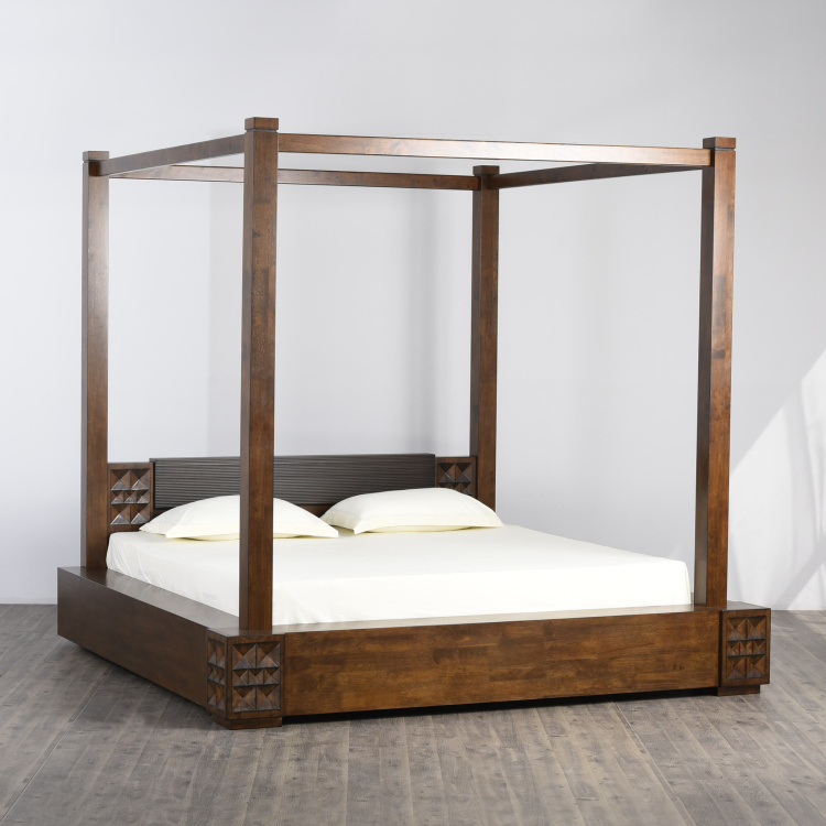 Rio Geneva Queen Size Poster Bed 150 X, Queen Size 4 Poster Bed Frame