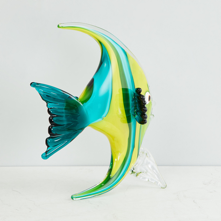 Splendid Abstract Glass Fish Figurine
