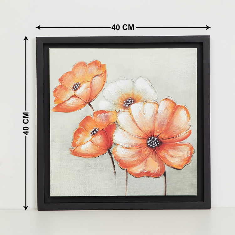 Mezzuna Floral Picture Frame - 40 x 40 cm
