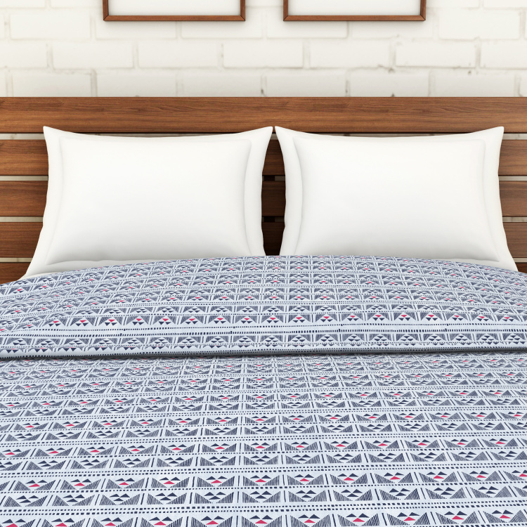 SPACES Printed Double Bed Dohar - 210 x 240 cms
