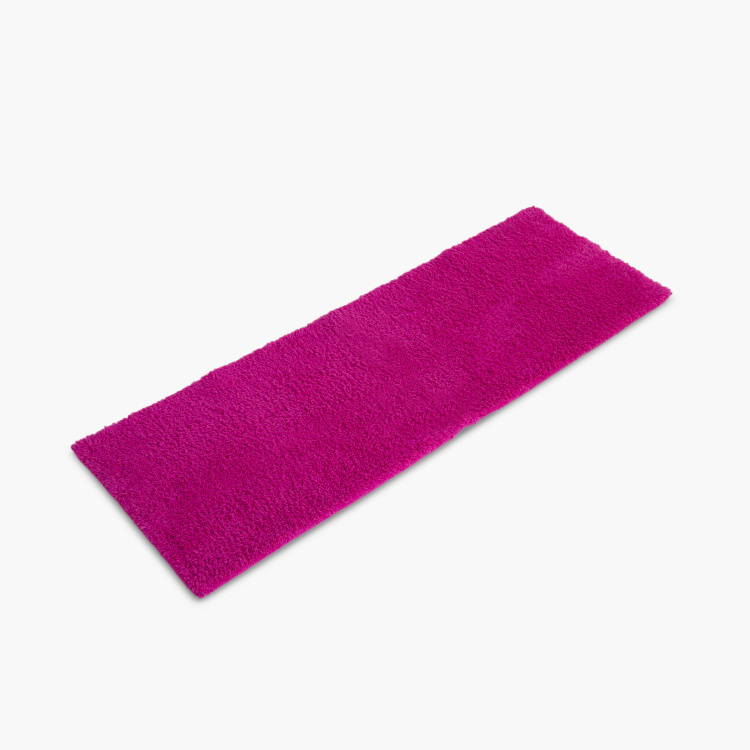 Colour Connect Solid Single Pc. Bath Runner - 130 cm x 45 cm - Polyester - Pink
