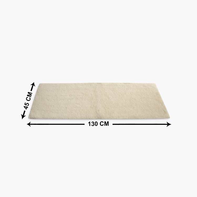 Marshmallow Solid Bath Runner - 45 x 130 cm