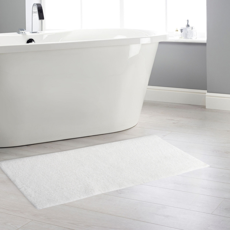 Marshmallow Solid Bath Runner - 45 x 130 cm