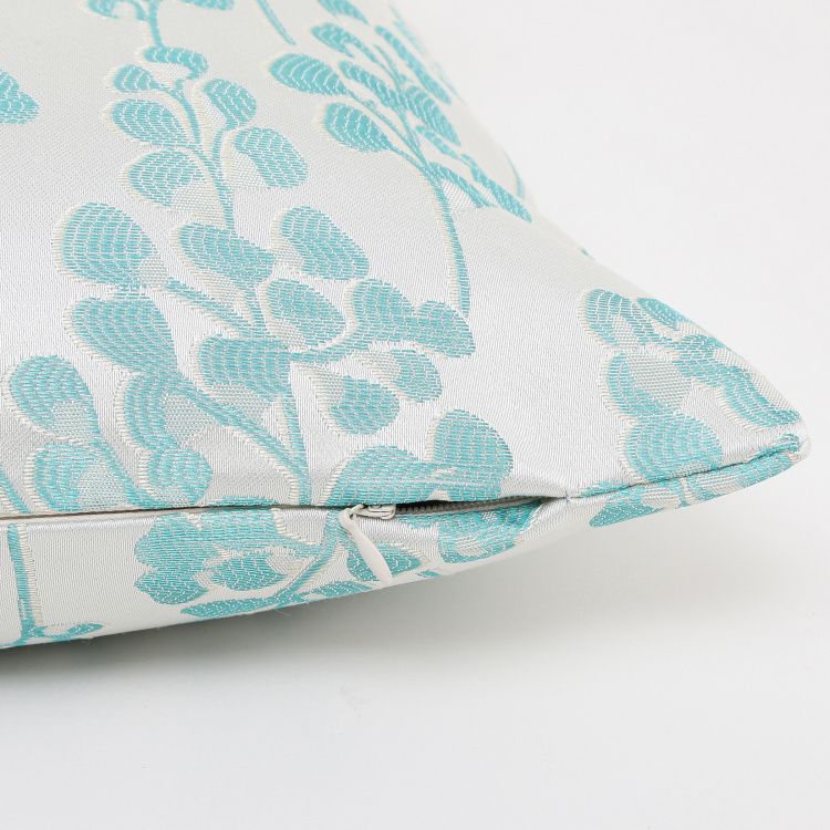 Sketch Bloom Jacquard Cushion Covers - Set of 2 - 40 x 40 cm
