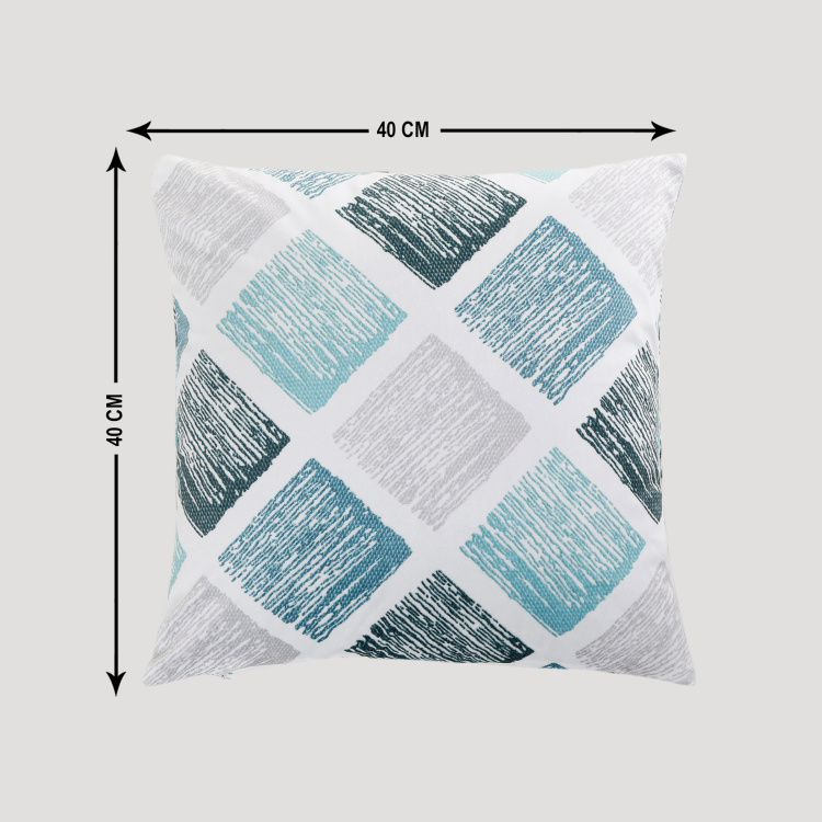 Lavish 1 Cushion Covers - Set Of 2Pcs - Cotton - 40 cm x 40 cm - Multicolour