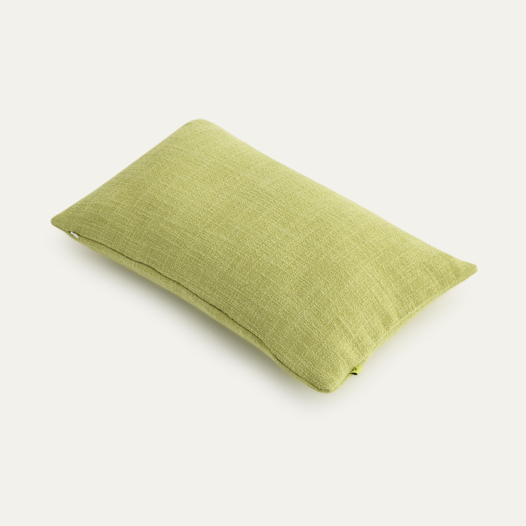 Colour Connect Plumon Green Textured Cushion Covers - 50x30cm - Set of 2